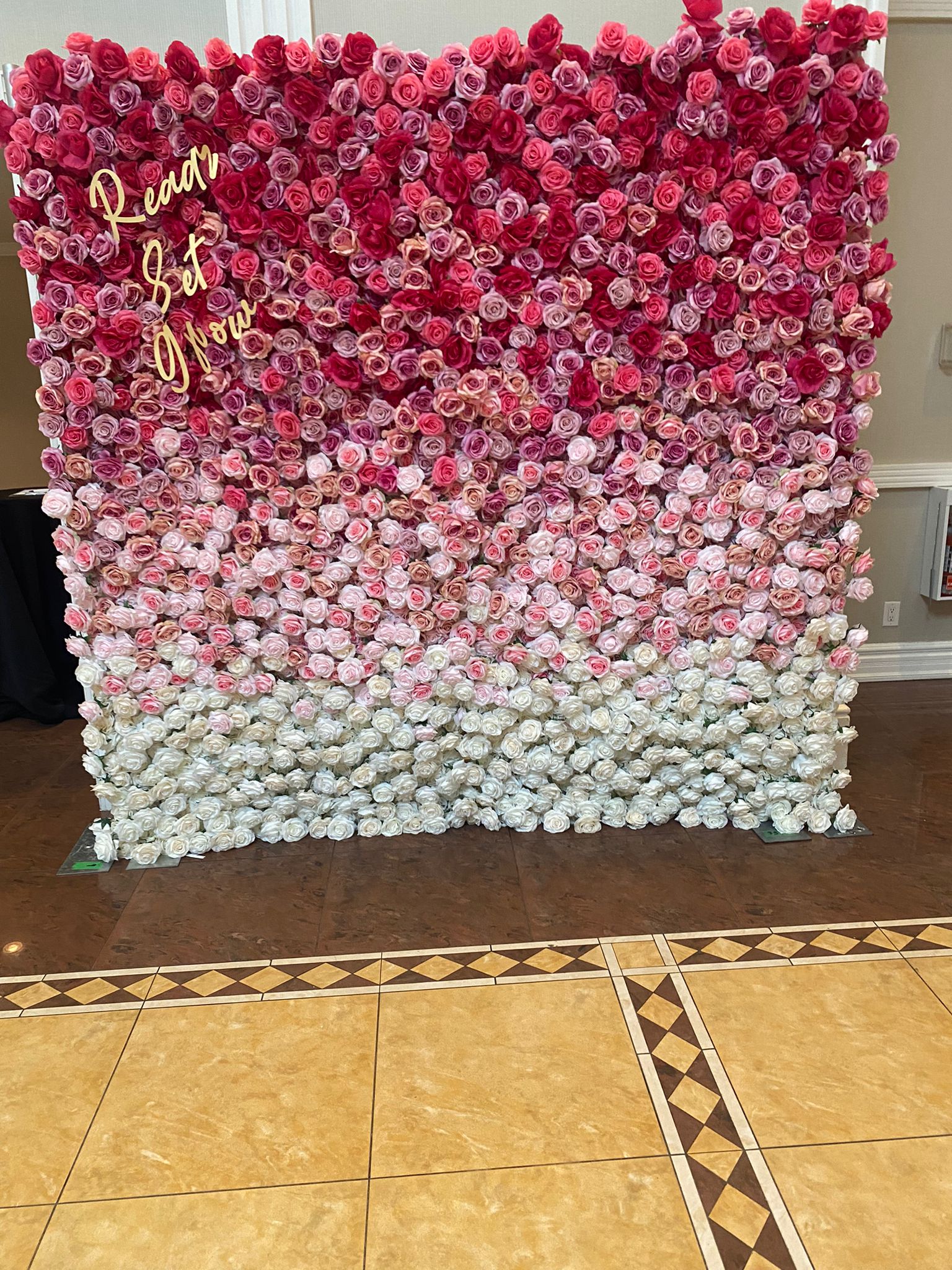 North York Flower Wall For Rent