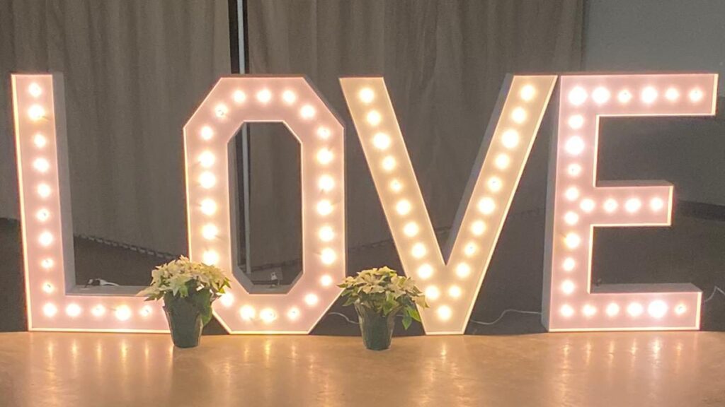 LOVE-Rent Wedding Marquee Letters Brampton