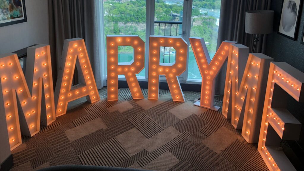 MARRY ME LETTERS-Rent Wedding Marquee Letters Brampton