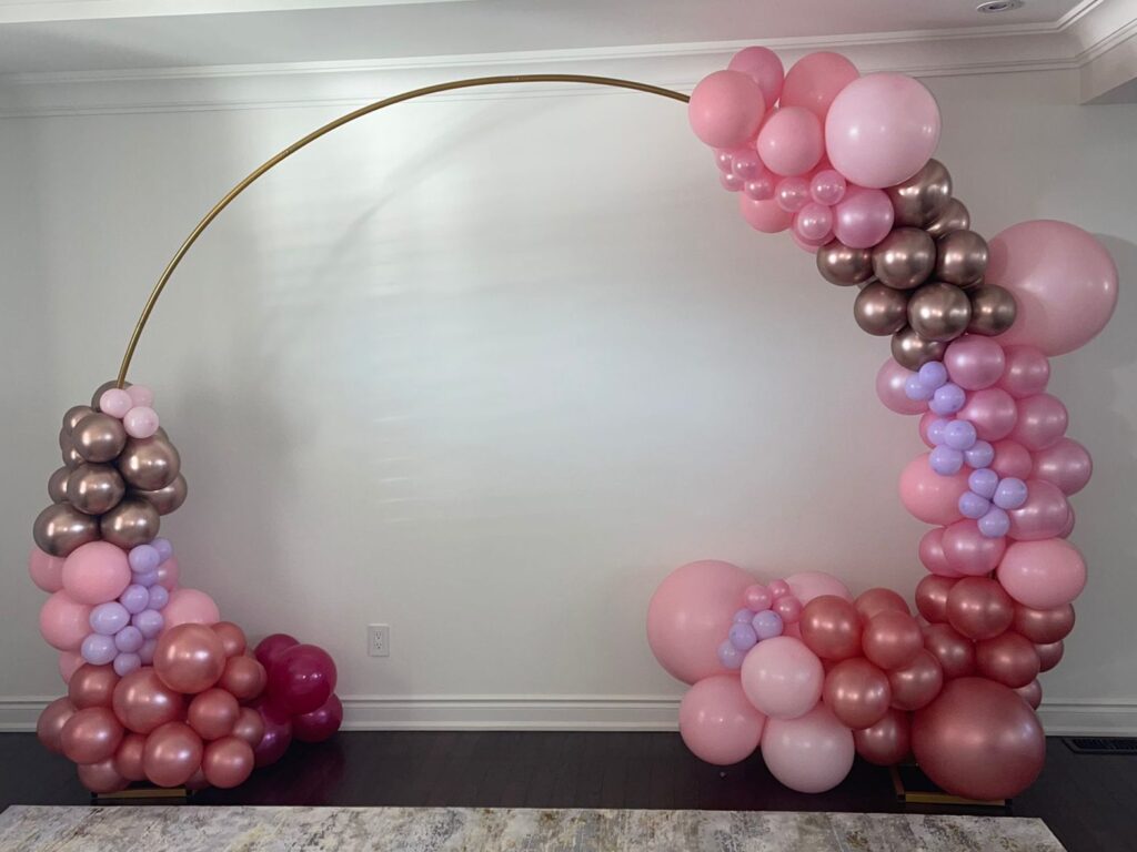 Multicolor balloons-Balloon Decor Service Barrie