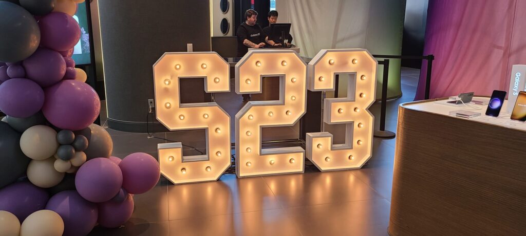 S23 Marquee Numbers-Innisfil Affordable Marquee Lights Rental