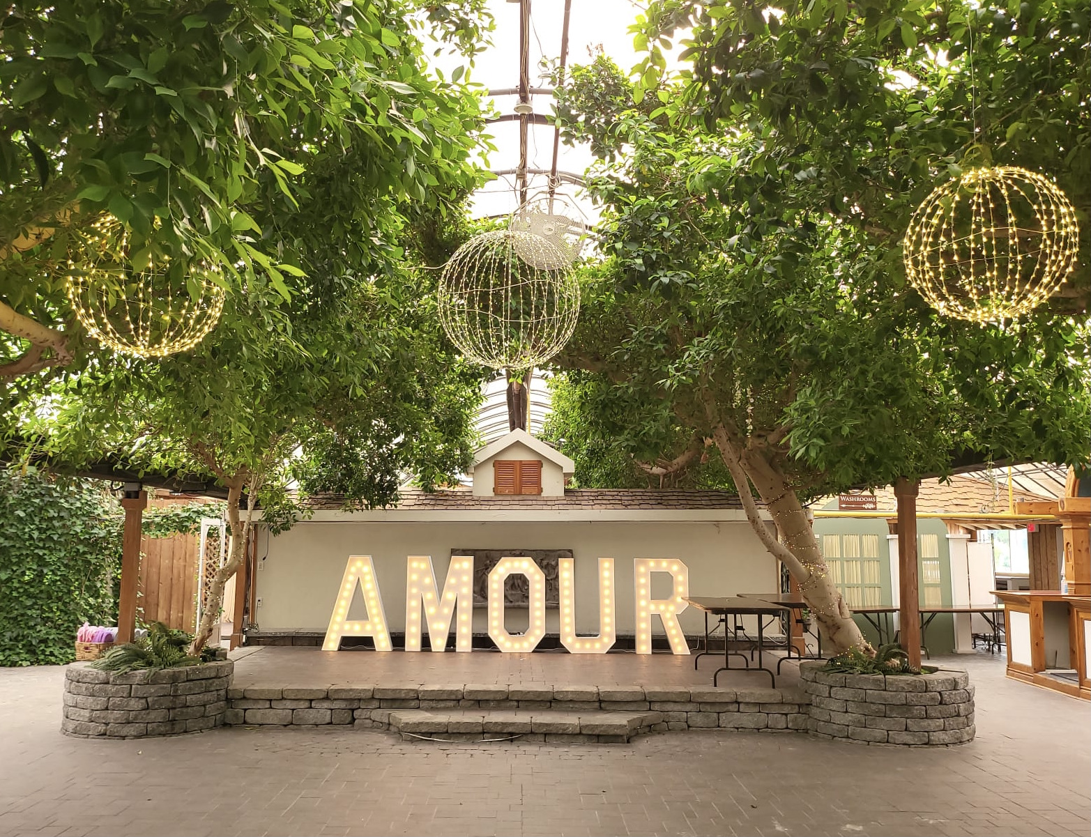 bradford wedding marquee letters