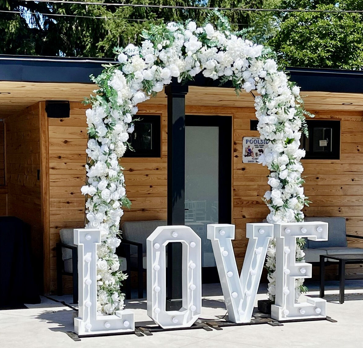 brampton wedding marquee letter rentals