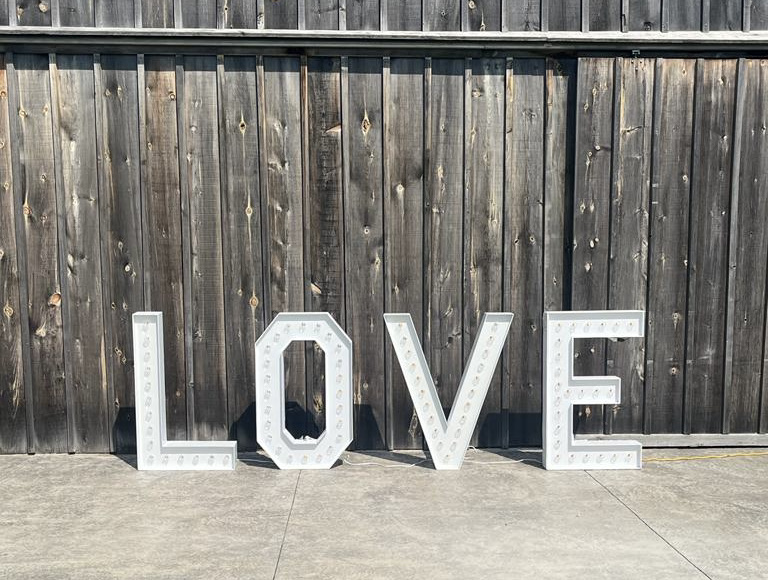 wedding marquee letters ottawa