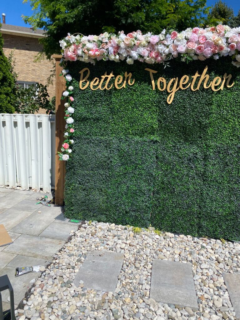 Better Together - Toronto Flower Wall Rental